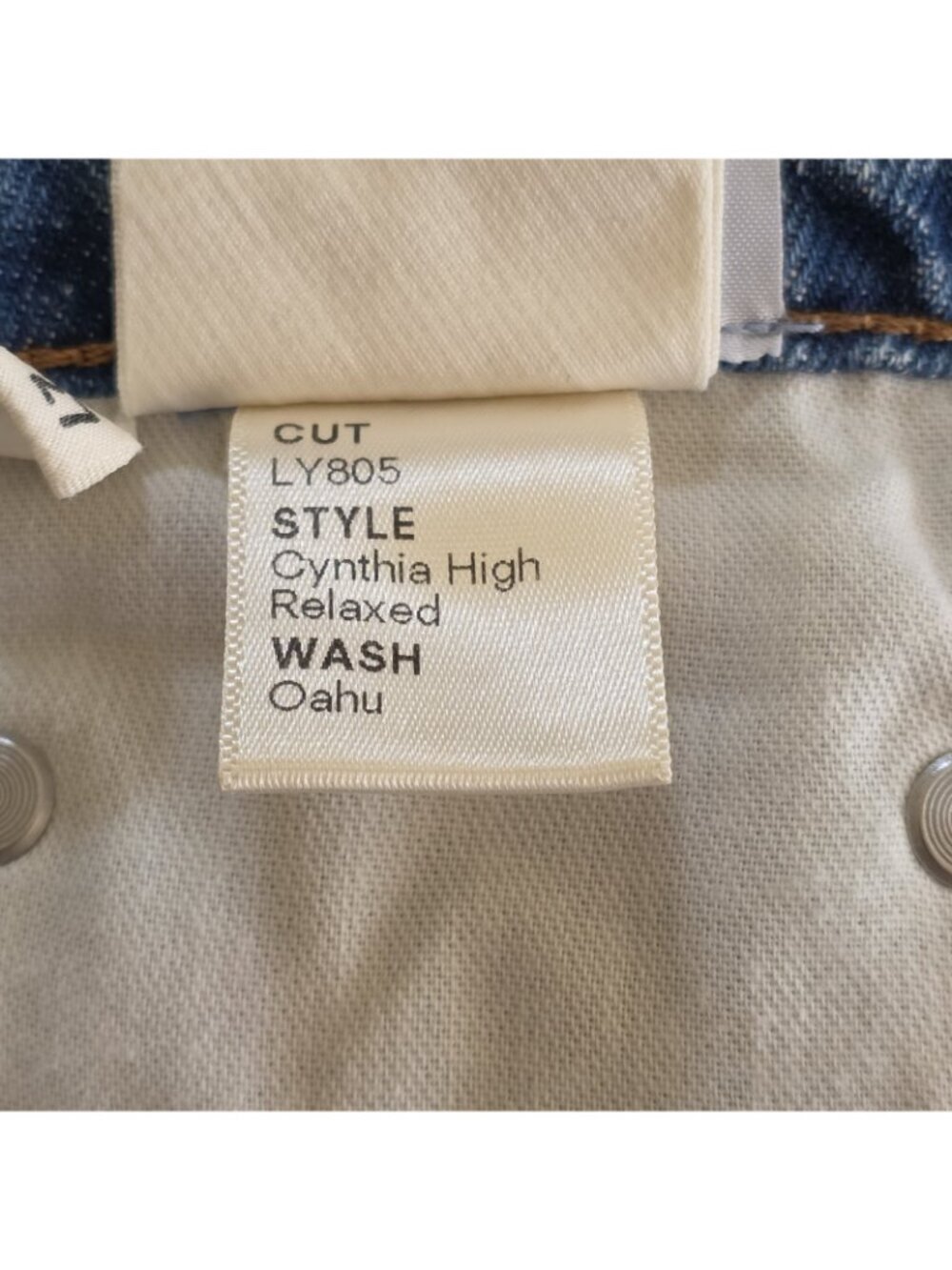 Reformation Cynthia High Relaxed Distressed Jeans 27 Blue Oahu Wash Cotton Edgy - Picture 15 of 16